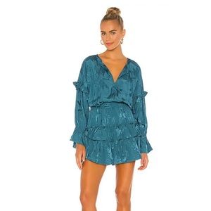 MISA Los Angeles Amalya Dress in Teal